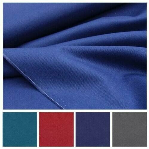 100% Cotton Plain Twill Drill Clothing Dress Craft Upholstery Fabric