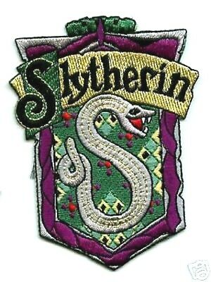 British Patch Harry Potter House Of Slytherin Crest