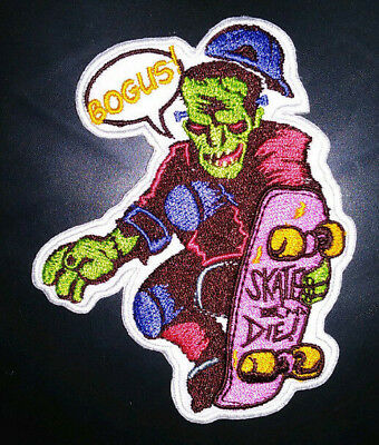 Frankenstein Patch - Embroidered, Iron On Horror, Monster, Universal, Skateboard