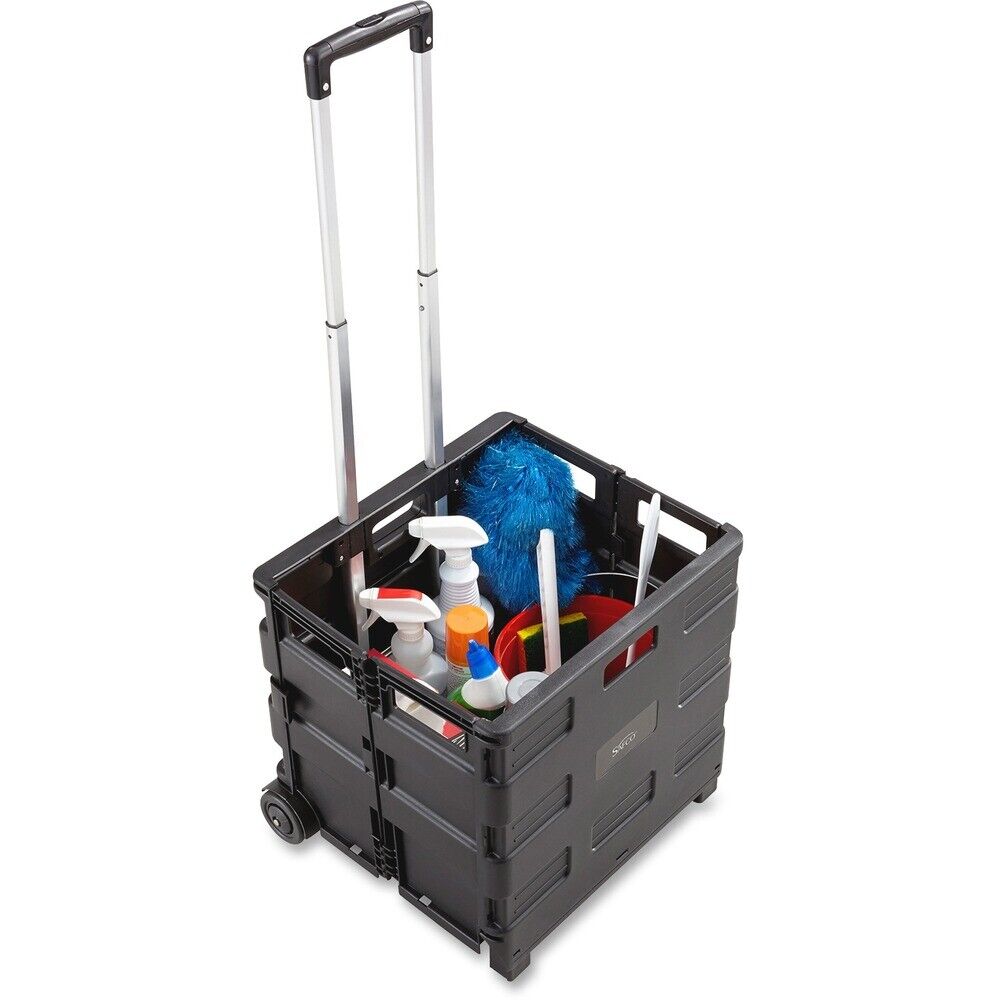 Safco Stow-away Luggage Cart 4054bl Safco Stow-away 4054bl 073555405422