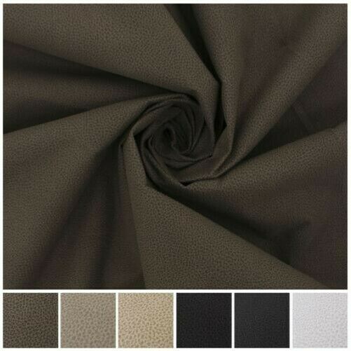 Roma Buffalo Suede Effect Distressed Animal Faux Leather Upholstery Fabric