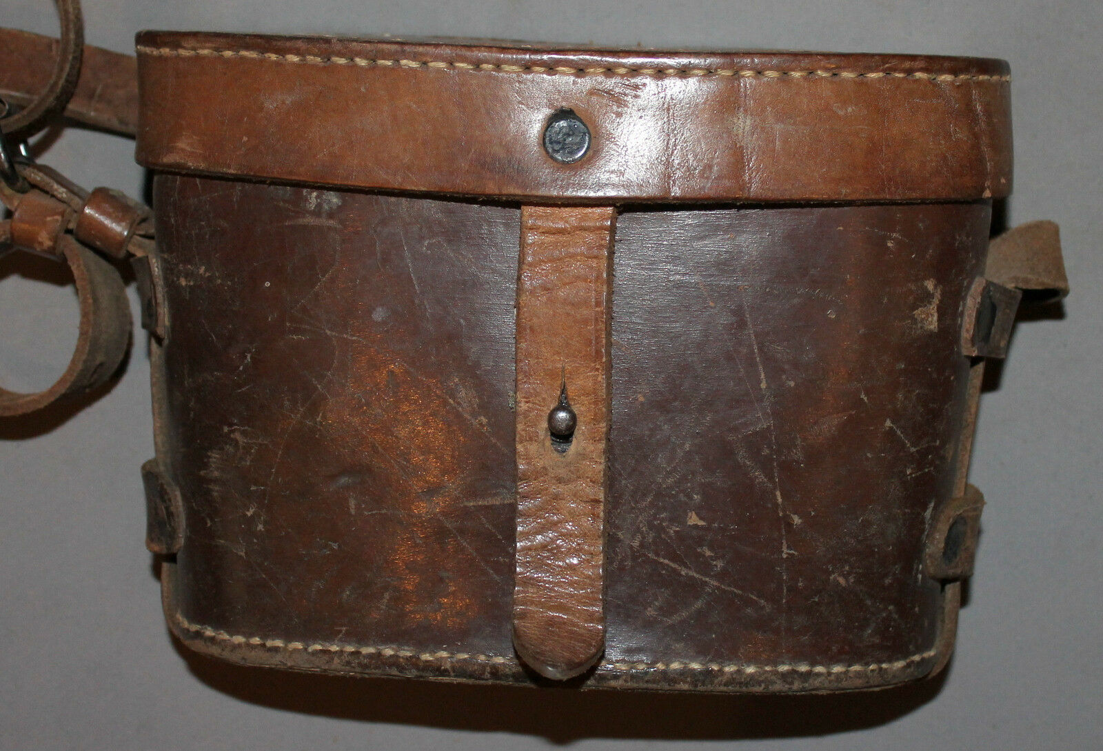 Antique Genuine Leather Binoculars Case