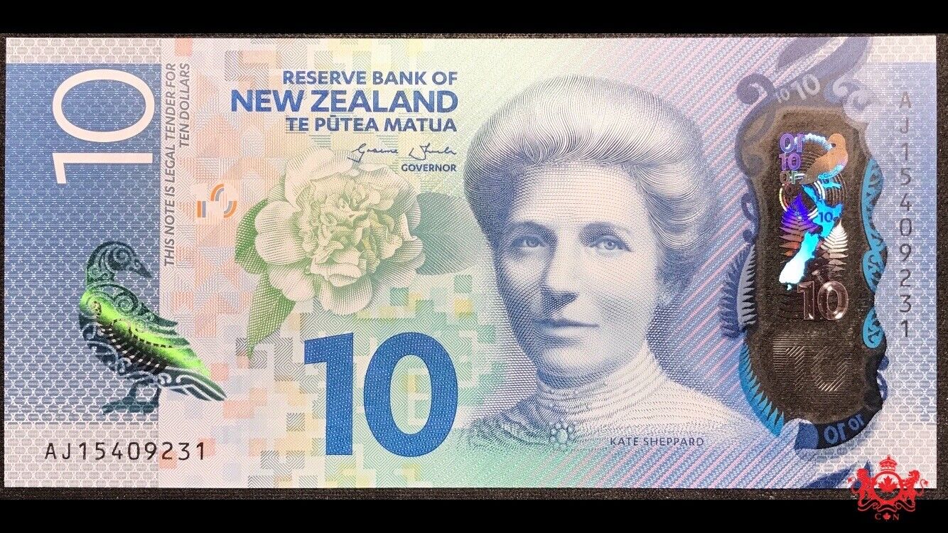 2015 New Zealand 10 Dollars - Uncirculated - P#192