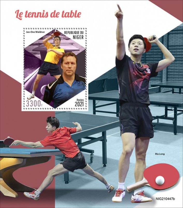 Niger - 2021 Sport Of Table Tennis - Stamp Souvenir Sheet - Nig210447b