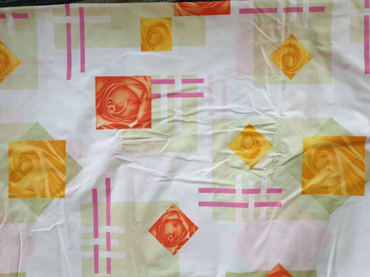 Fabric Flower Print Patchwork Needlework Cotton Diy L240 Cm L50 Cm Per Meter